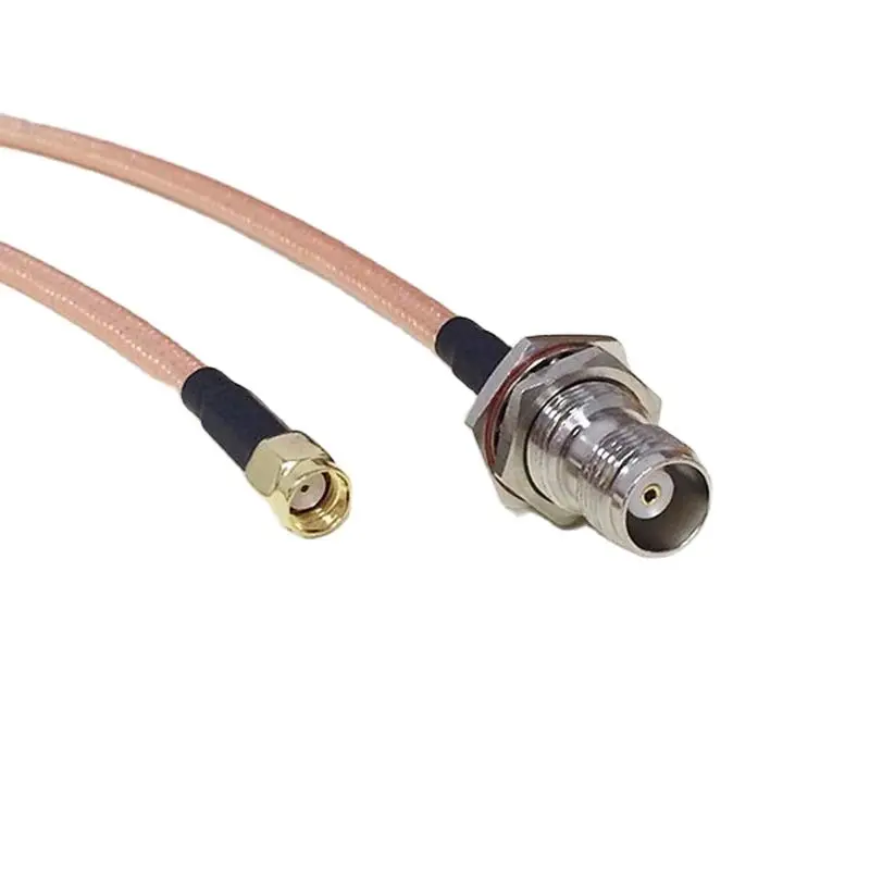 

RP-SMA Male Plug (Female Pin) Switch TNC Jack Nut Pigtail Cable RG142 50CM/100CM Adapter Low Loss for WIFI Router