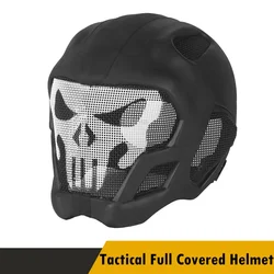 Tactical Sports Helmets Adjustable Hunting Shooting Head Protector Equipment Lightweight Full Face Skull Mask EVA Helmet