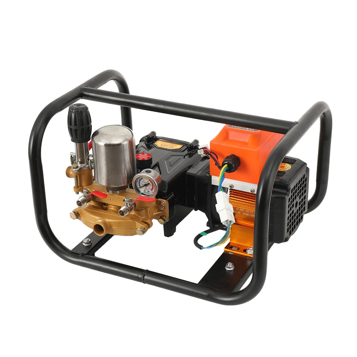 بخاخ كهربائي 1200 وات زراعي 22 لتر/دقيقة 72 فولت بخاخ أوتوماتيكي للمبيدات الحشرية عالي الضغط مع أنبوب 30 متر 0-4.0MPA #4