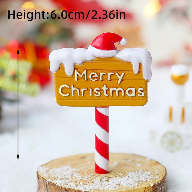 Weihnachtsbär-Kuchenaufsatz, roter Pullover, grünes Hemd mit Regenbogenbogen, Geschenkbox für Urlaub, Party, Kuchendekorationen, Puppenornament – Detail 7