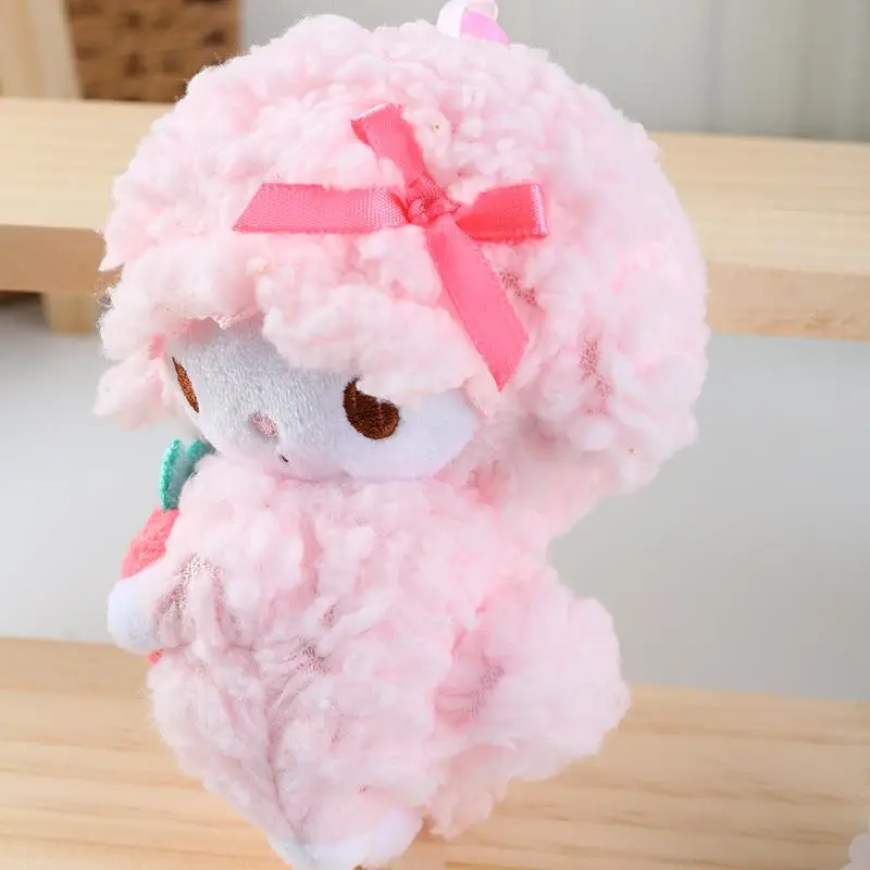 1-delige Melody Little Sheep-serie pluche sleutelhanger speelgoed Kawaii My Melody schattige rugzak pop hanger voor geschenken