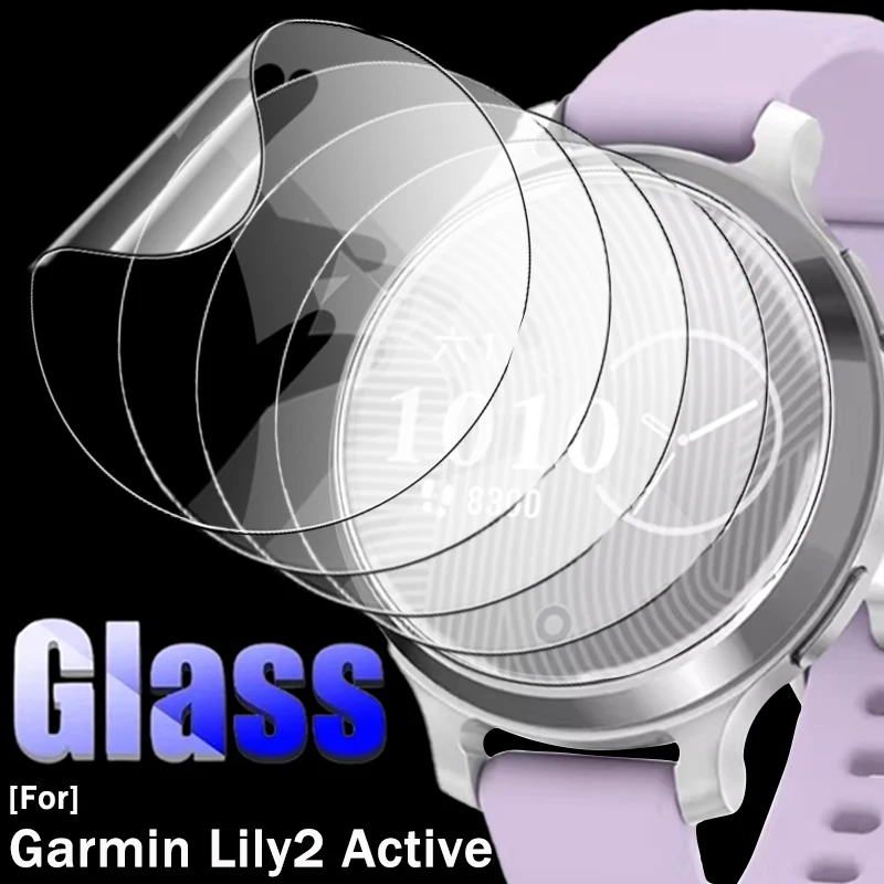 2-10PCS Ultra Slim Screen Protector For Garmin Lily 2 Active SmartWatch Soft TPU Repairable Hydrogel Film Not Tempered Glass