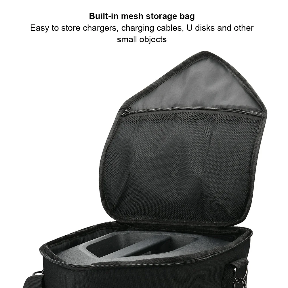 

Protective Speaker Case with Wheels Travel Bag with Retractable Handle Storage Bag for Bose S1 Pro / S1 Pro+ Portable BT Speaker