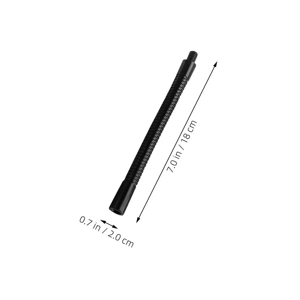 2Pcs Black Gooseneck Mic Stand Extension Adjustable Flexible Microphone Arm Hose Holder Adapter Studio Stage Microphone Rod