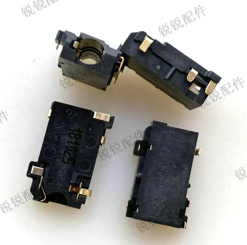 For signal connector 2SJ2321-021111F earphone socket 5P sink plate, oblique port 3.5 audio female seat