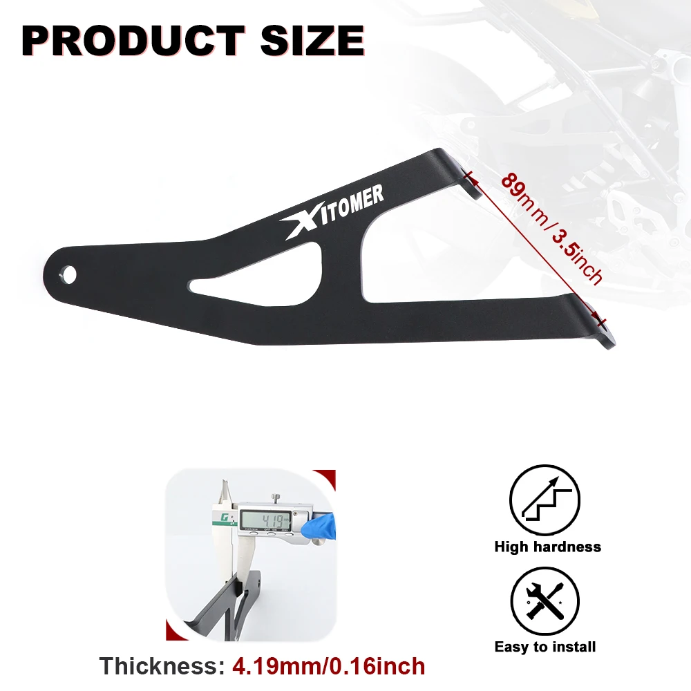 Fit For BMW R1250R R1250RS 2019 2020 2021 2022 2023 2024 Motorcycle Aluminum Exhaust Hanger Bracket Muffler Support Holder