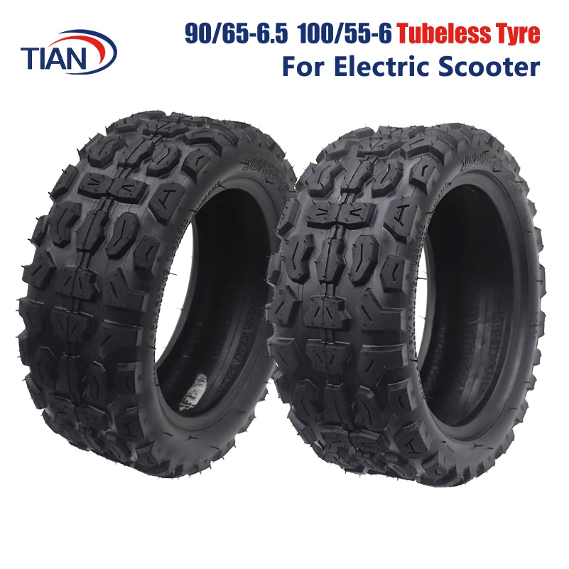 

High Quality 11 Inch 90/65-6.5 Electric Scooter Vacuum Wheel Tyre 100/65-6.5 Tubless Tire for Dualtron Widen Off-Road Tire