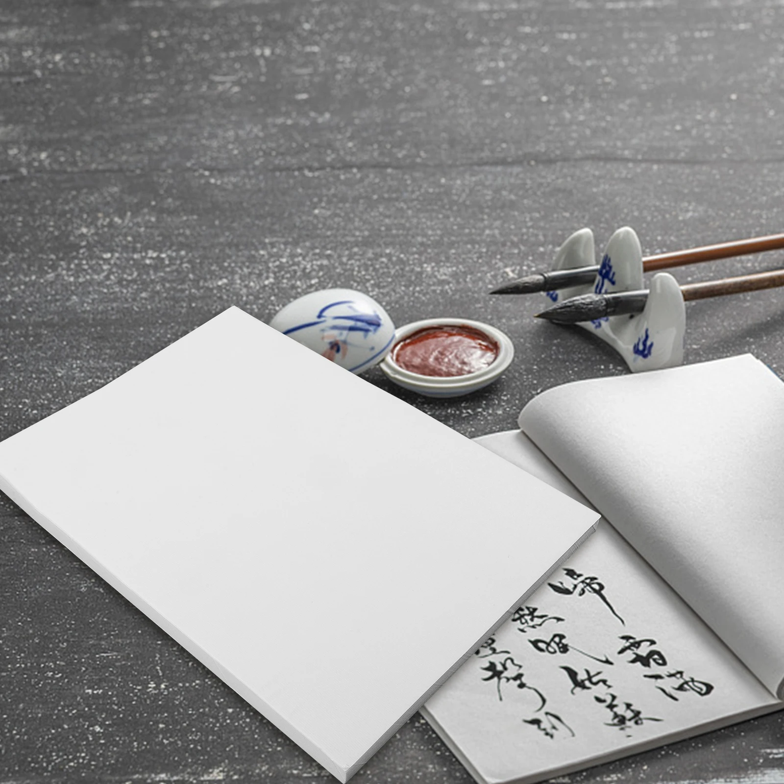 

100 Sheets Xuan Paper Major White Multi-function Rice Paper for Calligraphy Crafts Writing Practice Chinese Art Drawing