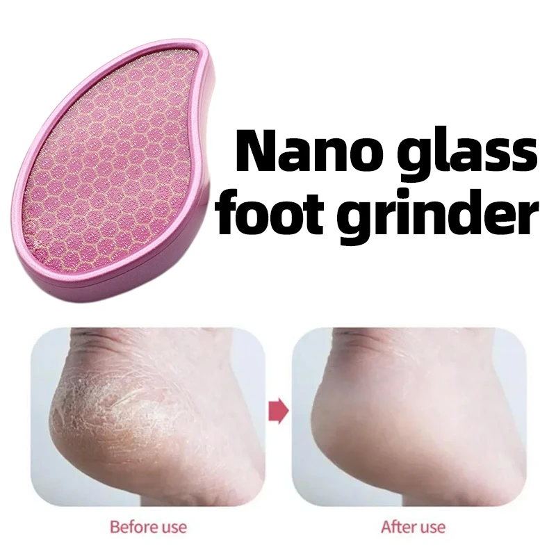 

Nano Glass Foot Grinder Exfoliate Foot Peeling Hard Dead Skin Calluse Remover Heel Grinding Stone Feet Plate File Pedicure Tool