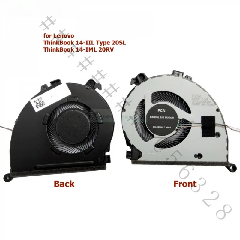AA+For Lenovo ThinkBook 14-IIL 20SL 14-IML 20RV PN DQ5D576G011 New CPU Cooling Fan Heatsink Cooler