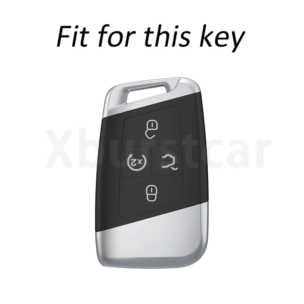 Housse de protection pour clé télécommande de voiture, en TPU, pour Volkswagen VW Tiguan Passat Golf Alltrack, coque automatique, support Fob, accessoires