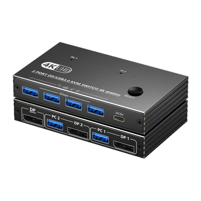 KVMSwitcher8K30/4k60/120HzUSBMouse and keyboard share host printer video synchronization