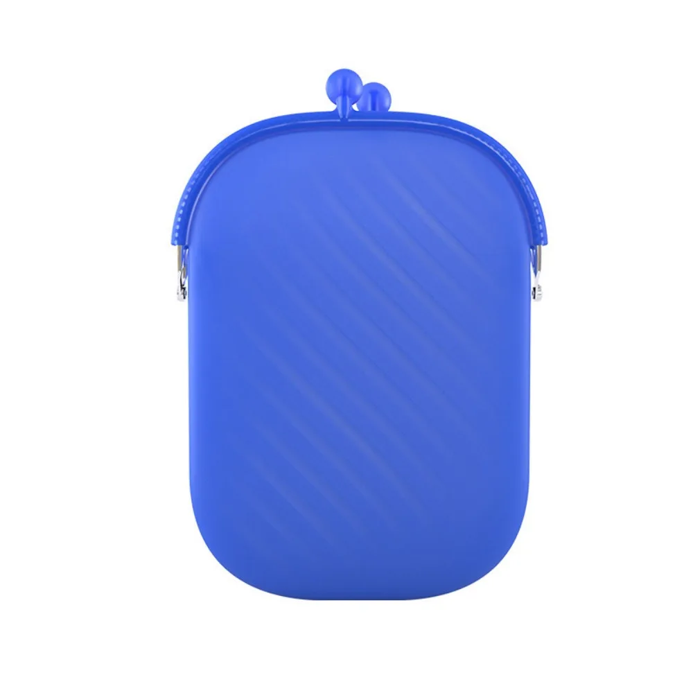 

New Multi-use Storage Bag Silicone Waterproof Storage Pouch Large Capacity Solid Color Cosmetic Bag