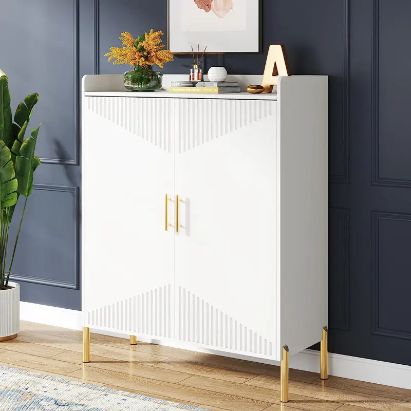 

Entryway Furniture 30 Pair Shoe Rack Cabinet Wooden Shoe Storage Cabinet Shoe Rack
