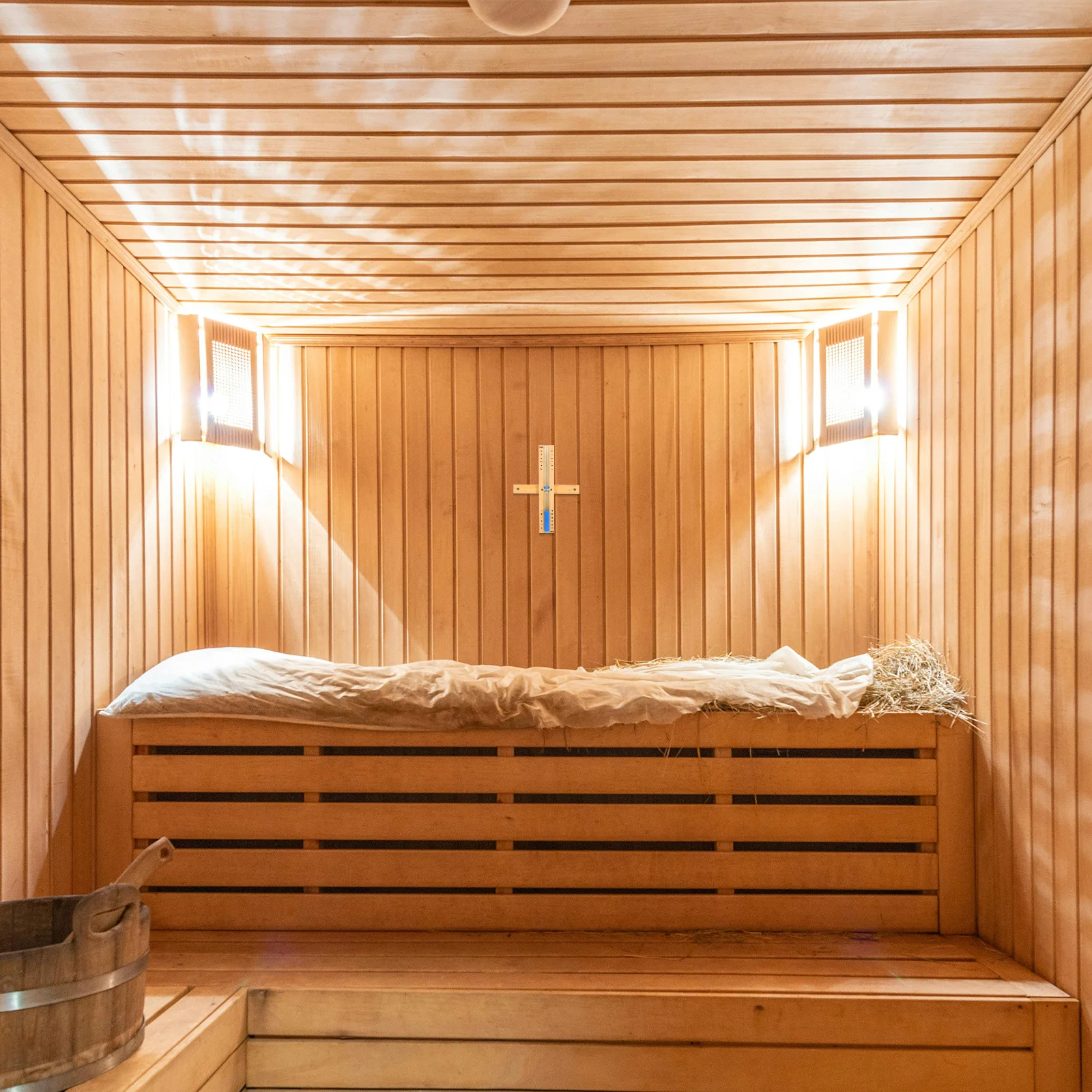 

15-Minute Sand For Sauna Room Wooden Hourglass Timer Spa Water Therapy Glass Tube Timer Durable Wood Hourglass Household Use