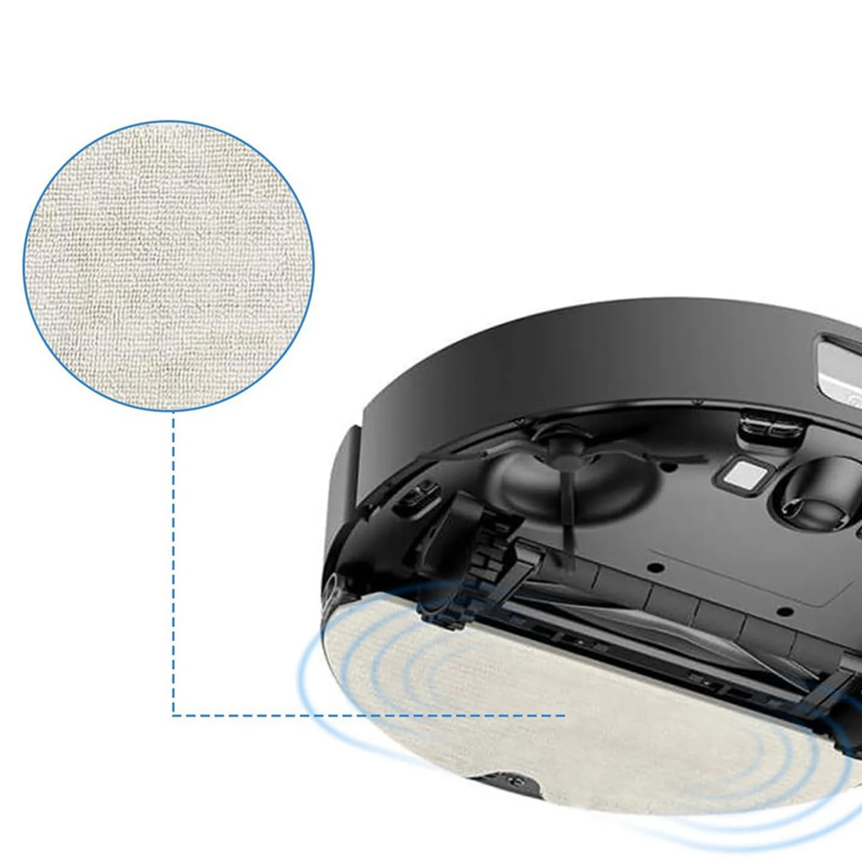 X17A 2025 NEW-8 упаковок сменных подушечек для швабры для робота-пылесоса Dreame D10S, D10S PRO, D9 Max, F9 PRO, моющаяся многоразовая швабра