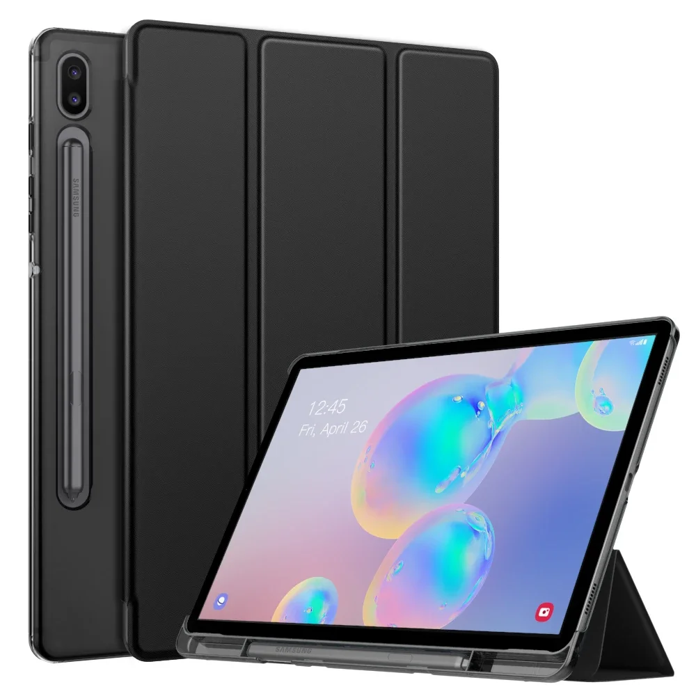Moko Case For Samsung Galaxy Tab S6 10.5 inch,Ultra Thin Slim Shell Trifold Stand Cover with Frosted Back with Auto Wake&Sleep