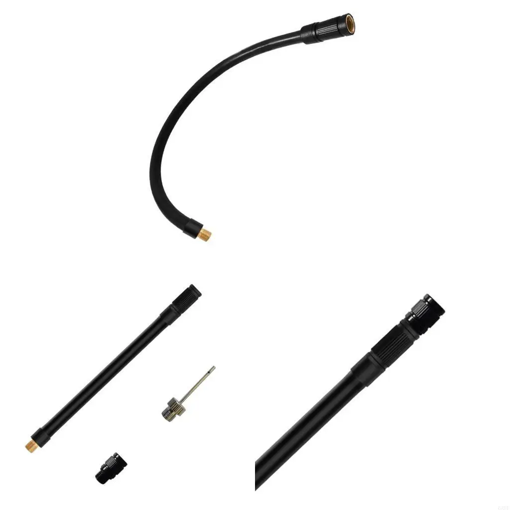 6XDF Air Pump Inflator Extension Hose High Pressure Schrader for Valve Ball Pump Need