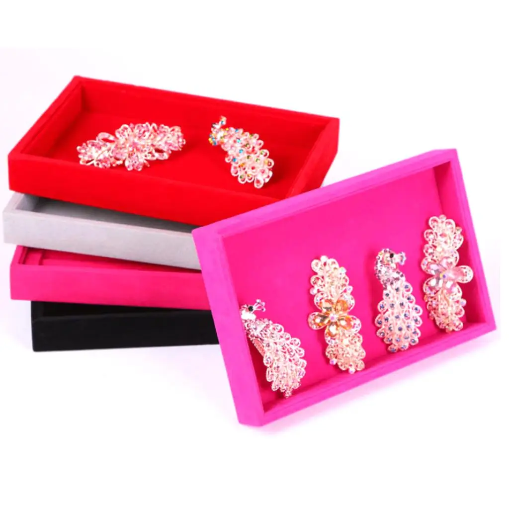 Necklace Bracelet Bangle Watch Display Tray Showcase Jewelry Organizer