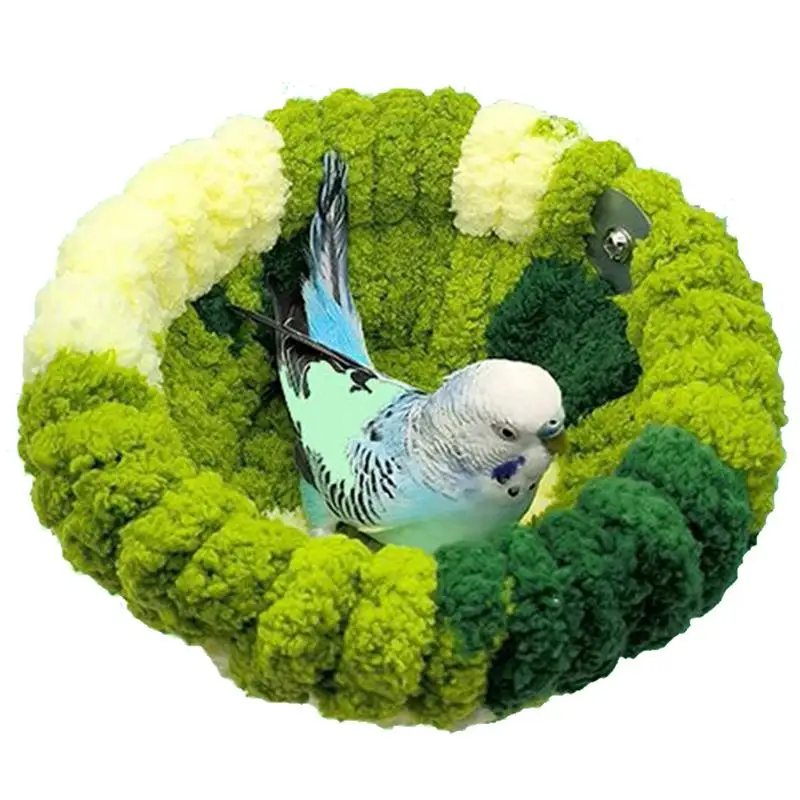 Bird Nest for Cage Warm Bird Nest Bird Beds Parrot Nest Parakeet Nest Cockatiel Bed Winter Sleeping Bed Bird Hammock for Parrot