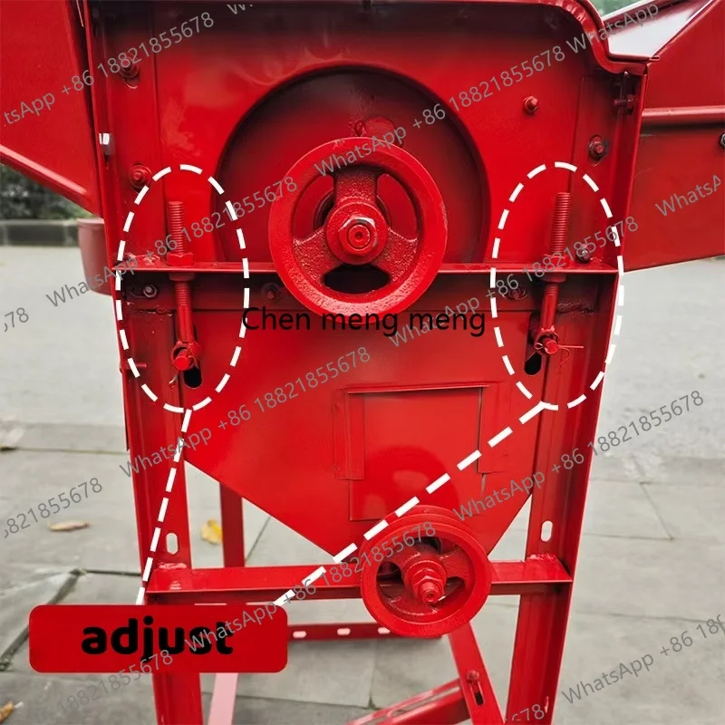 NEW Hot Sale Automatic Dry Rice Thresher Machine Bean Wheat Threshing Machine With High Efficiency Motor