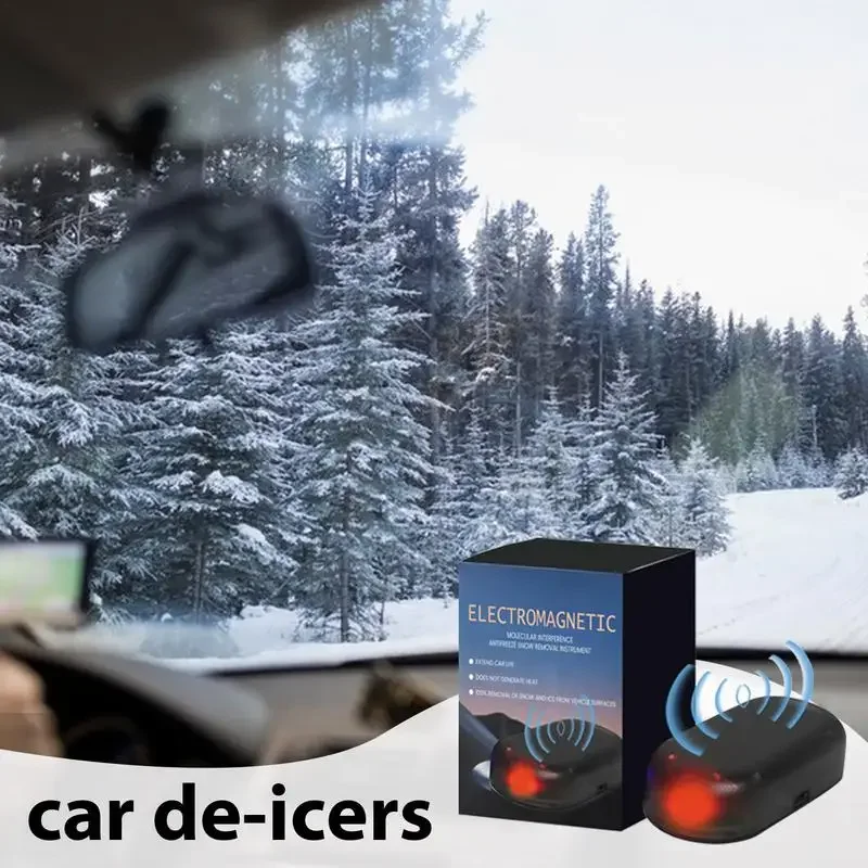 Solar Instant Lamp Heating Car De-icer, Car Molecular Deicing Instrument, Electromagnetic Solar Anti-theft Light, Car Instrument