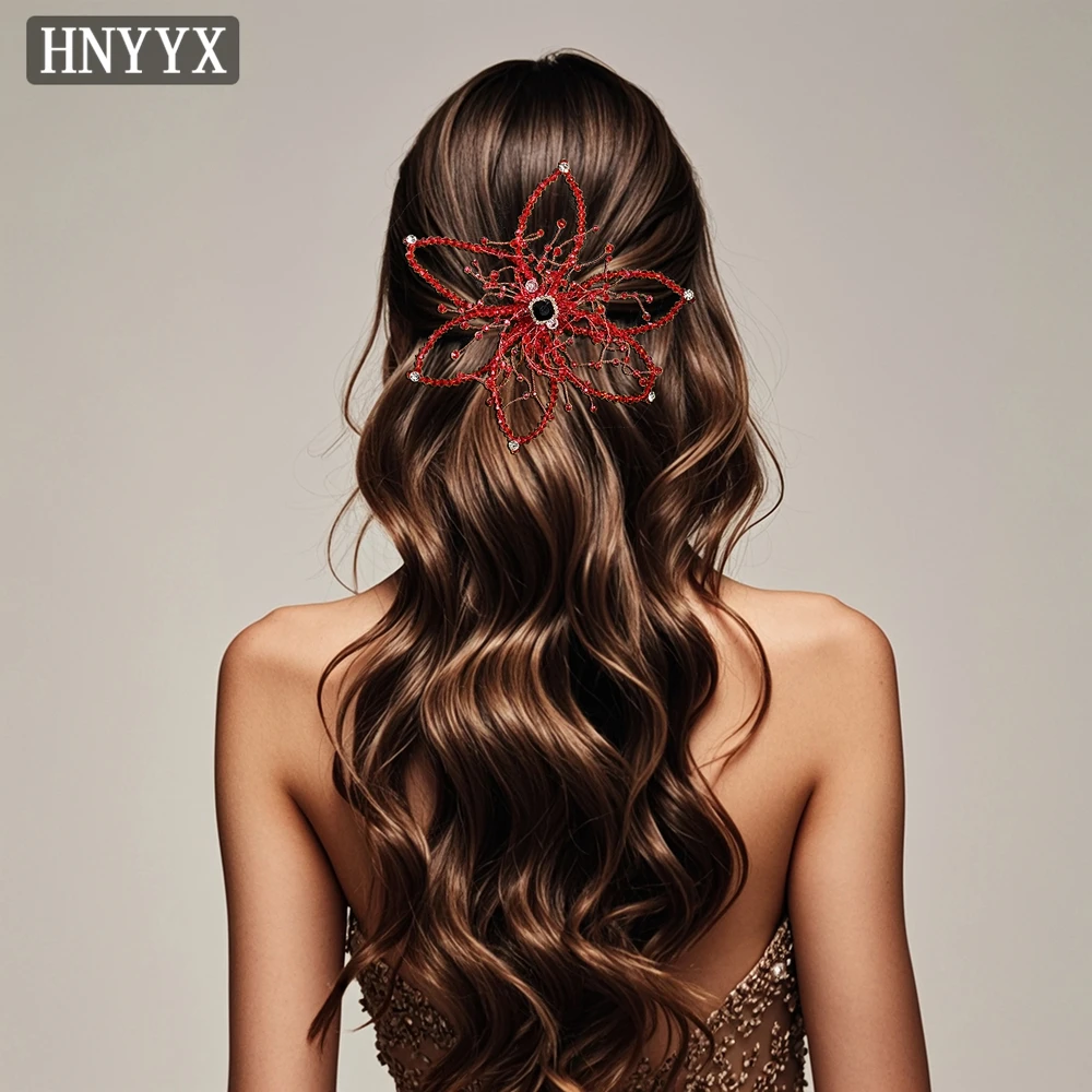 

YouLaPan Bridal Wedding Perfect Beaded Hair Accessories Handmade Weaving Flowers Ladies Banquet Party Hair Accessories YXA172