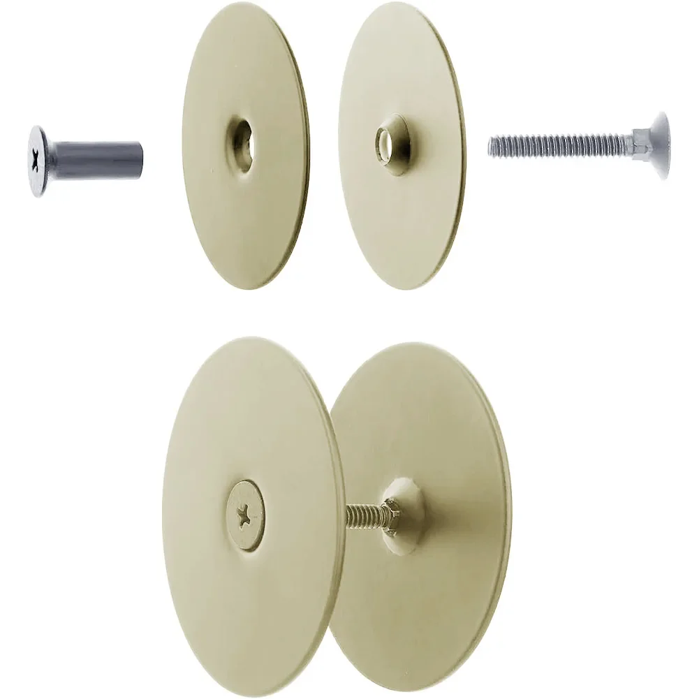 

Filling Plate Door Handle Cover Door Renovation Adjustable Screw Length Brushed Satin Nickel Finish For Door Knobs