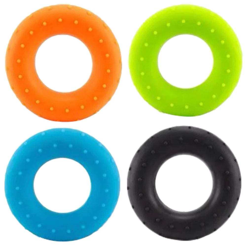 

4Pcs Hand Power Strengthener Toughness Elastic Silicone Material for Dexterity Improvement Hand Training Tool Fitness Fingers