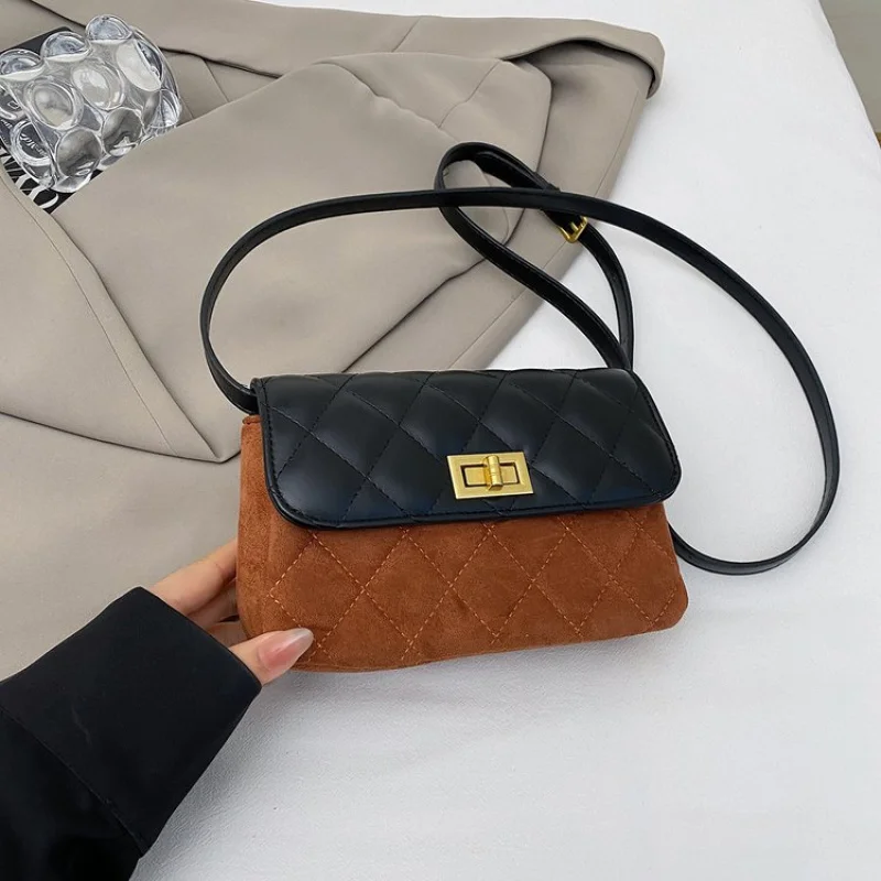 حقيبة يد نسائية فاخرة مصنوعة من الجلد الناعم تتميز بمظهر كاجوال بسيط عتيق وشهير خالد  #1