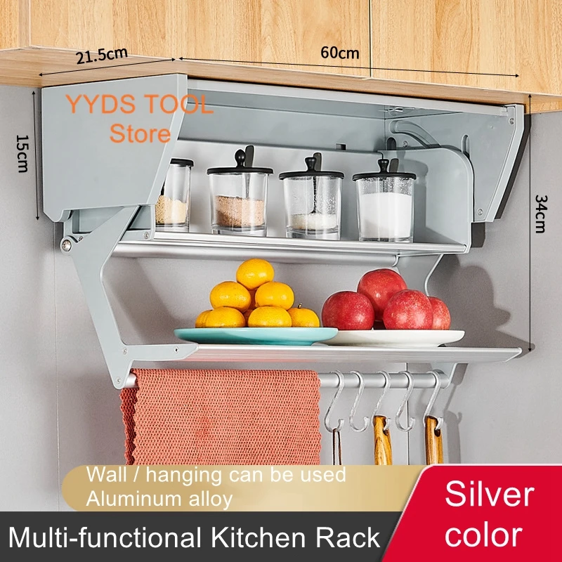 

Kitchen food preparation and vegetable preparation artifacts spice rack spice rack folding cabinet spice storage racks