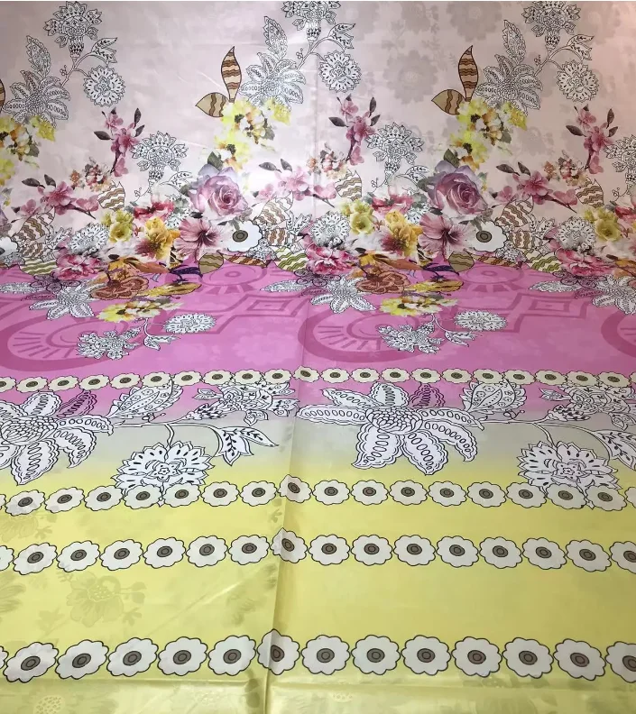 5 Yards New Style Printing Bazin Riche 2023 Nouveau Jacquard Lace Fabric for Nigerian Bazin Riche Original Wedding Material E494