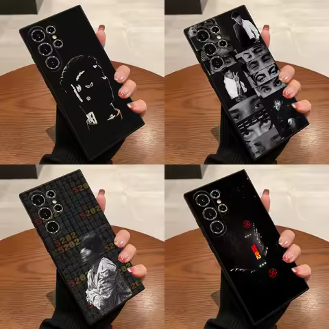 D-Duki Ameri 5202 Phone Case For Samsung S25,S24,S21,S22,S23,S30,Ultra,S20,Plus,Fe,Lite,5G Black Box