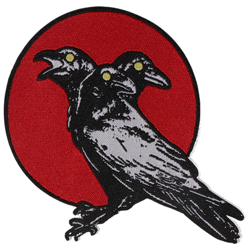 

1pc Three-Headed Crow Hot Melt Glue Patch DIY Clothing Decoration Fabric Accessory