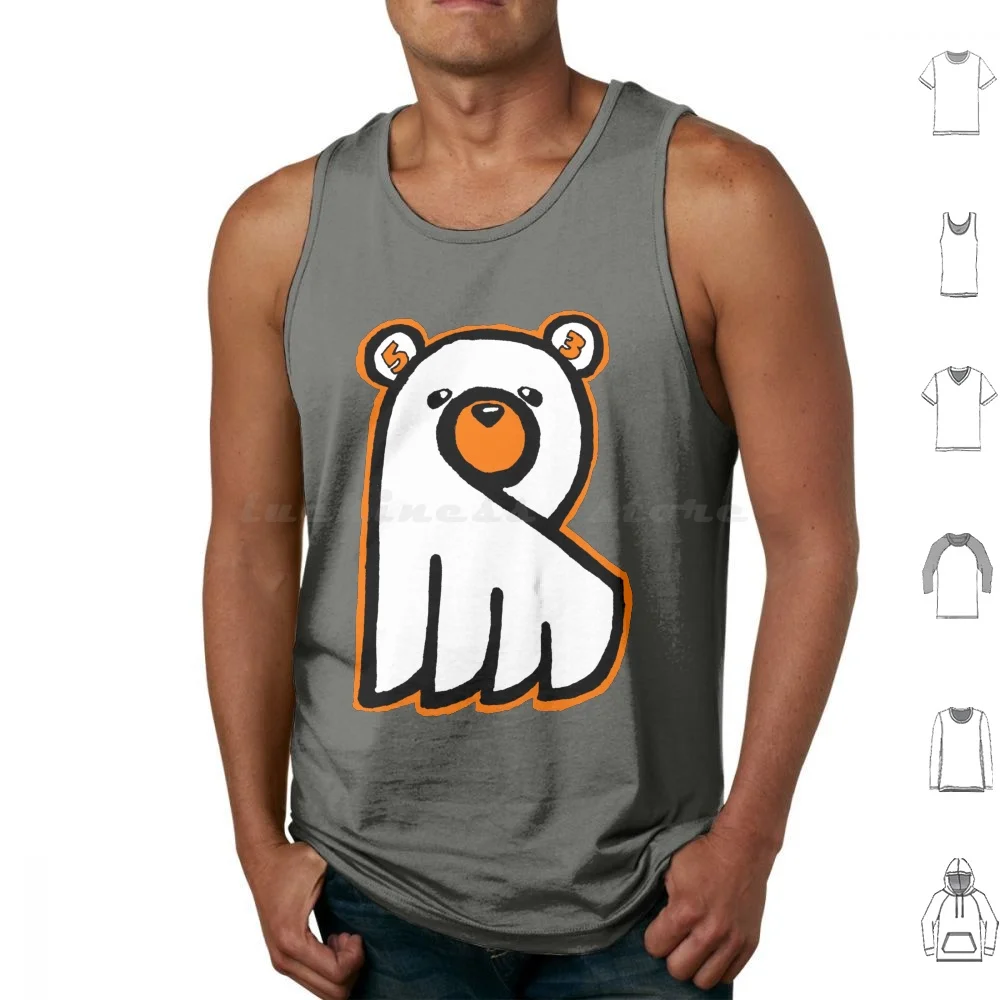 Ghost Bear Iv Tank Tops Vest Sleeveless Shayne Gostisbehere Hockey Philadelphia Philly Flyers Ghost Bear