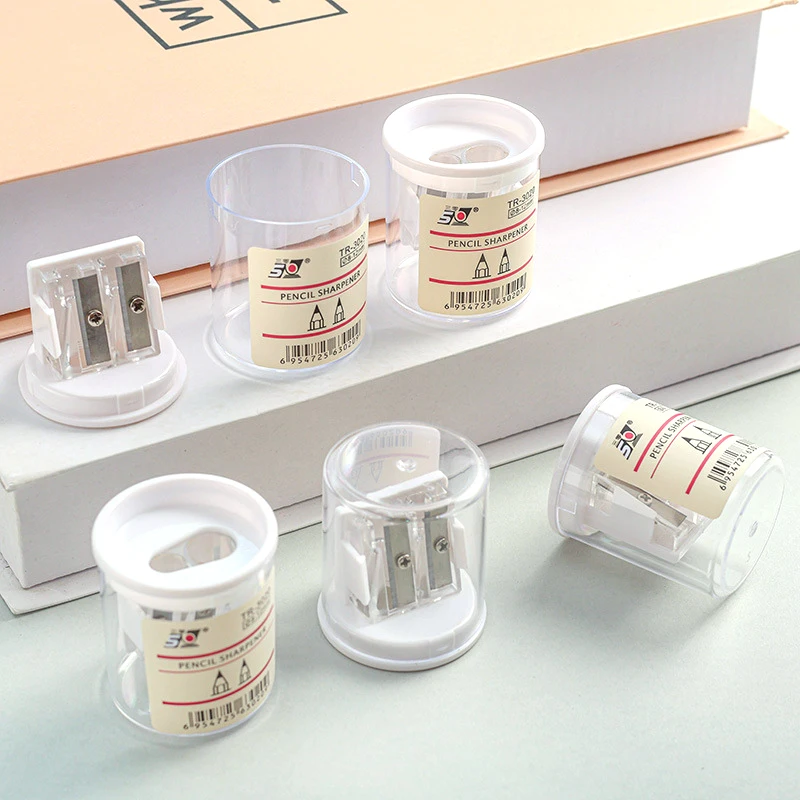 Pencil Sharpener,2 Nib Size Specifications,Sharp Blade,With Debris Storage Box For Elementary School Students Stationery HY-155