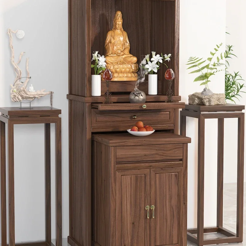 Altar Altar Household Buddha Cabinet Buddha Shrine God of Wealth Display Cabinet Modern Style Bodhisattva Cabinet