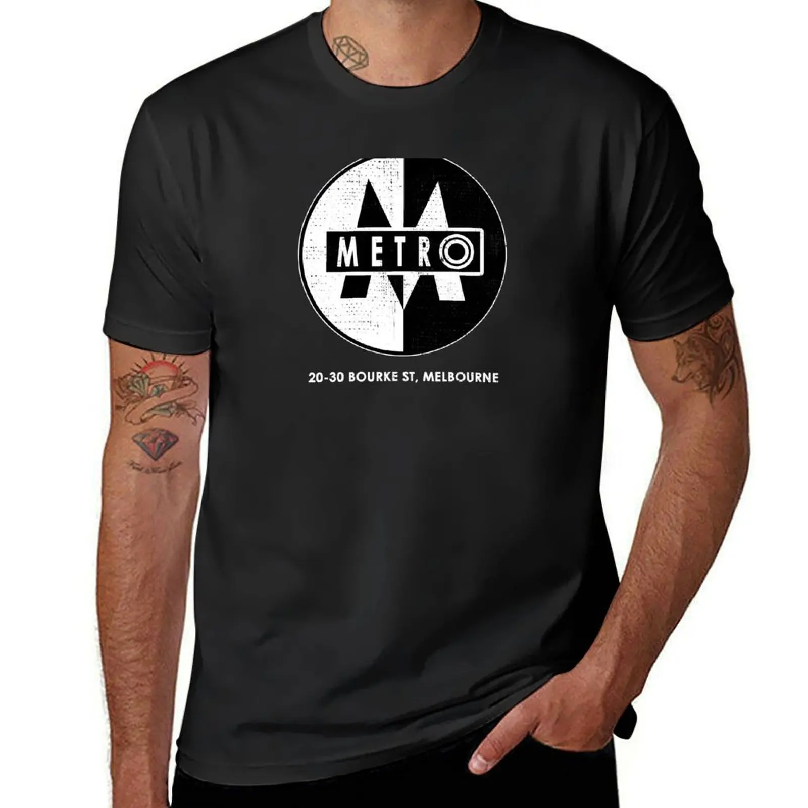 

Old Melbourne Metro Nightclub [Worn Look] T-Shirt plus size tops sports fans sweat shirts, men