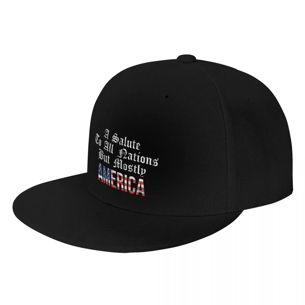 A Salute to All Nations But Mostly AMERICA! Vintage Baseball Cap Beach Golf Cap Baseball Men Women's