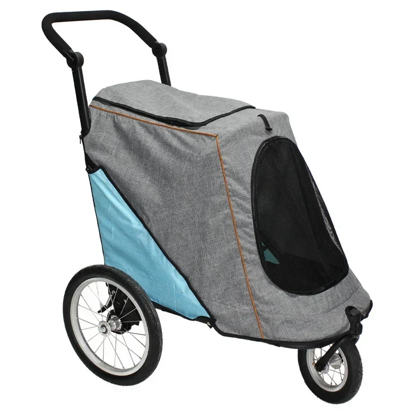 3-wielige luxe kinderwagen voor grote honden