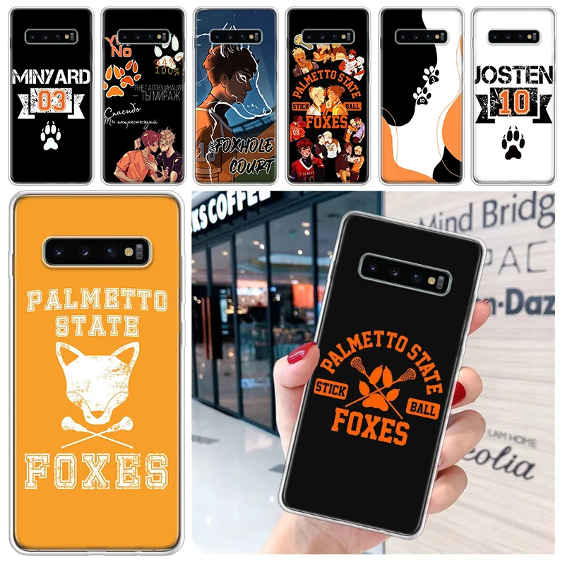 Andreil All For The Game Palmetto State Foxes Soft Phone Case for Samsung Galaxy S24 S23 S22 S21 Ultra S20 FE S10 Plus S9 + Prin