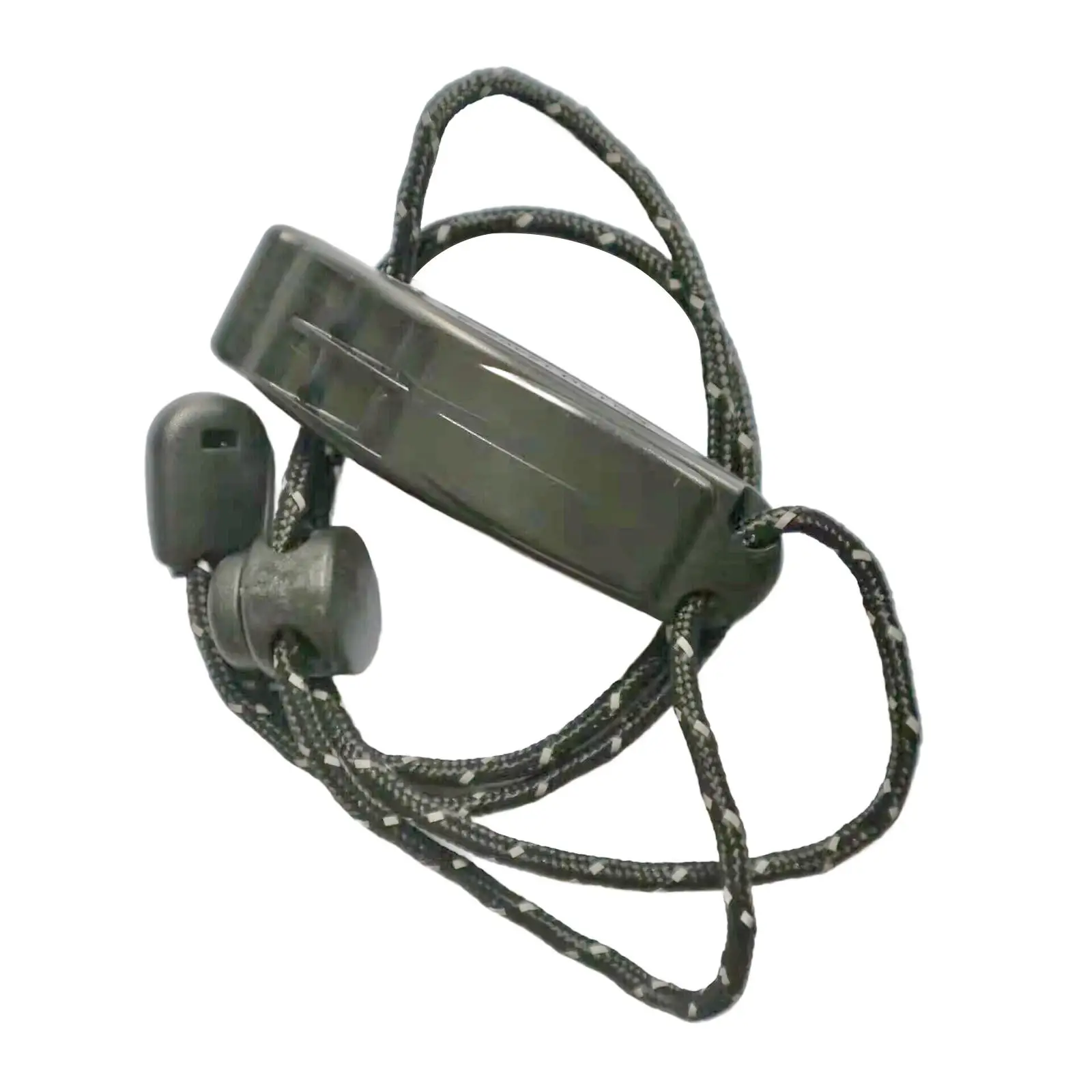 صافرة مدرب سوداء عالية الصوت متينة ABS تدريب الحكم صافرة المفاتيح للرياضة في الهواء الطلق المشي لمسافات طويلة مدرسة PE والتخييم #2