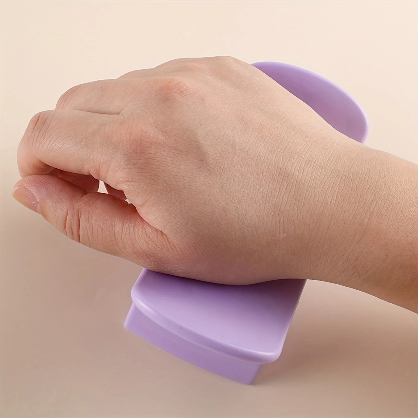 Portátil em forma de U manicure travesseiro, removível e lavável mão travesseiro, adequado para acrílico Nail Art Supplies