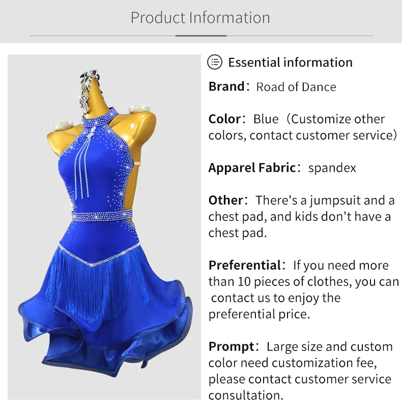 Damenkleid Lateinamerikanisches Tanzkostüm Mädchen Ballsaal Bühnenkostüm Damenbekleidung 2026 Eleganter Abend Sexy Kurzer Rock Mädchen Abschlussballkleidung – Detail 3