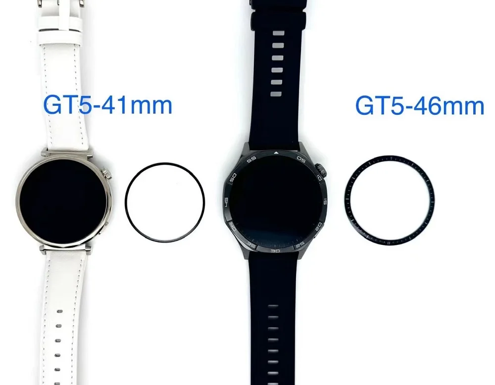 100 Buah Pelindung Layar Lembut 3D untuk Jam Tangan Huawei GT5 46Mm 41Mm/GT5 Pro 42Mm Jam Tangan Pintar Penutup Penuh Film Pelindung PMMA