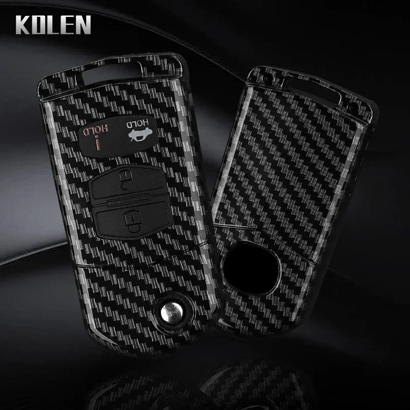 ABS ألياف الكربون نمط سيارة مفتاح القضية غطاء لمازدا 2 3 5 6 8 CX7 CX-7 CX5 CX9 CX-9 MX5 MX-5 M6 RX8 RX-8 #3