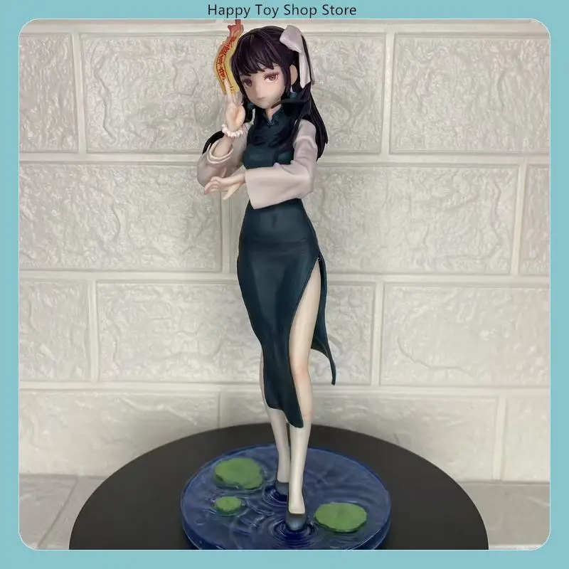 

24.5cm Cheongsam Little Taoist Yaozhi Standing Pose Anime Figure Model Statue Collection Desktop Decoration Ornament Toys Gifts