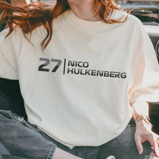 Футболка-nico-hulkenberg-audi-f1-Формула-1-гоночная-рубашка-f1-2026-fan-merch-f1-рубашка-гоночного-дня-подарок-для-автоспорта-для-него-повседневный-топ