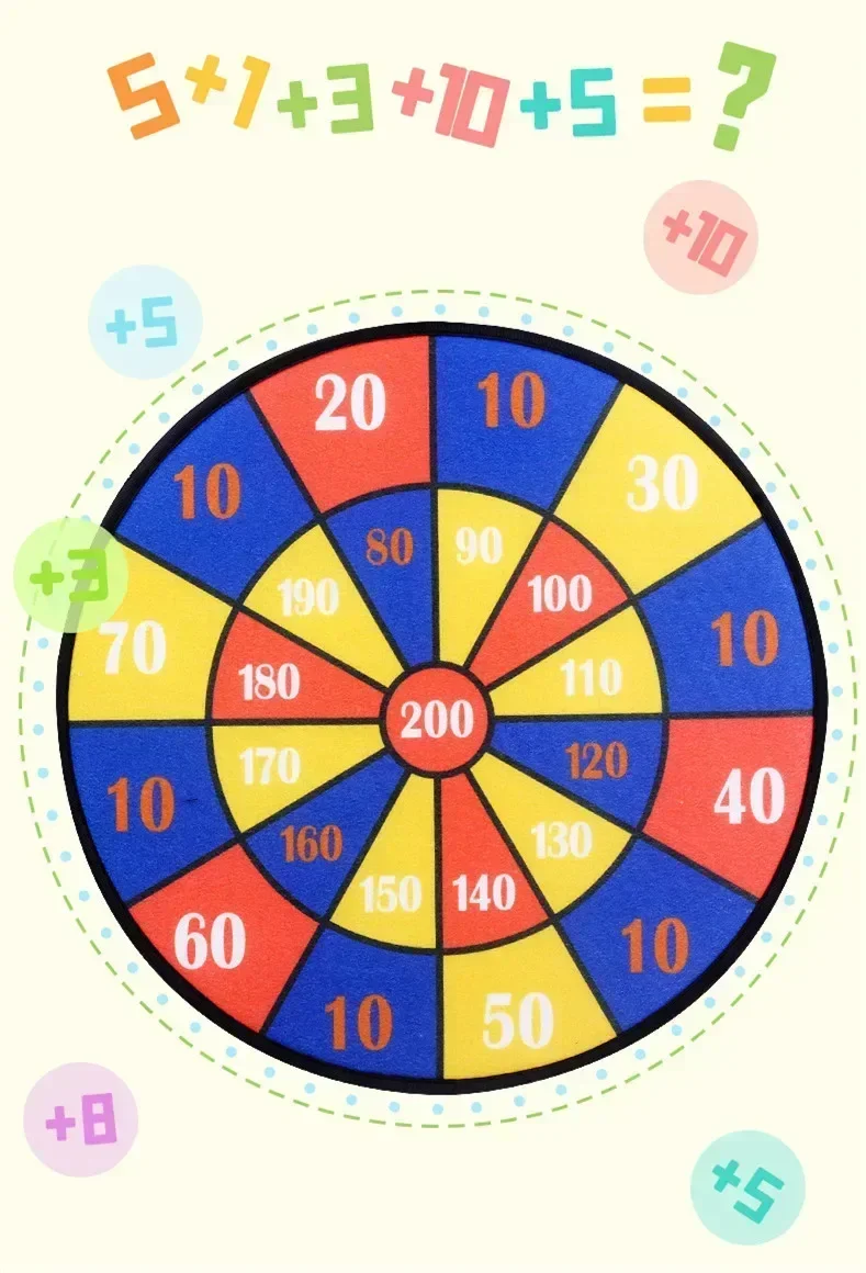 Lernspiele Dartscheibe Stickey Ball Dart Kinderspielzeug Kind Montessori Spiele Indoor-Sport für Kinder Montessori Spielzeug Geschenk – Detail 7