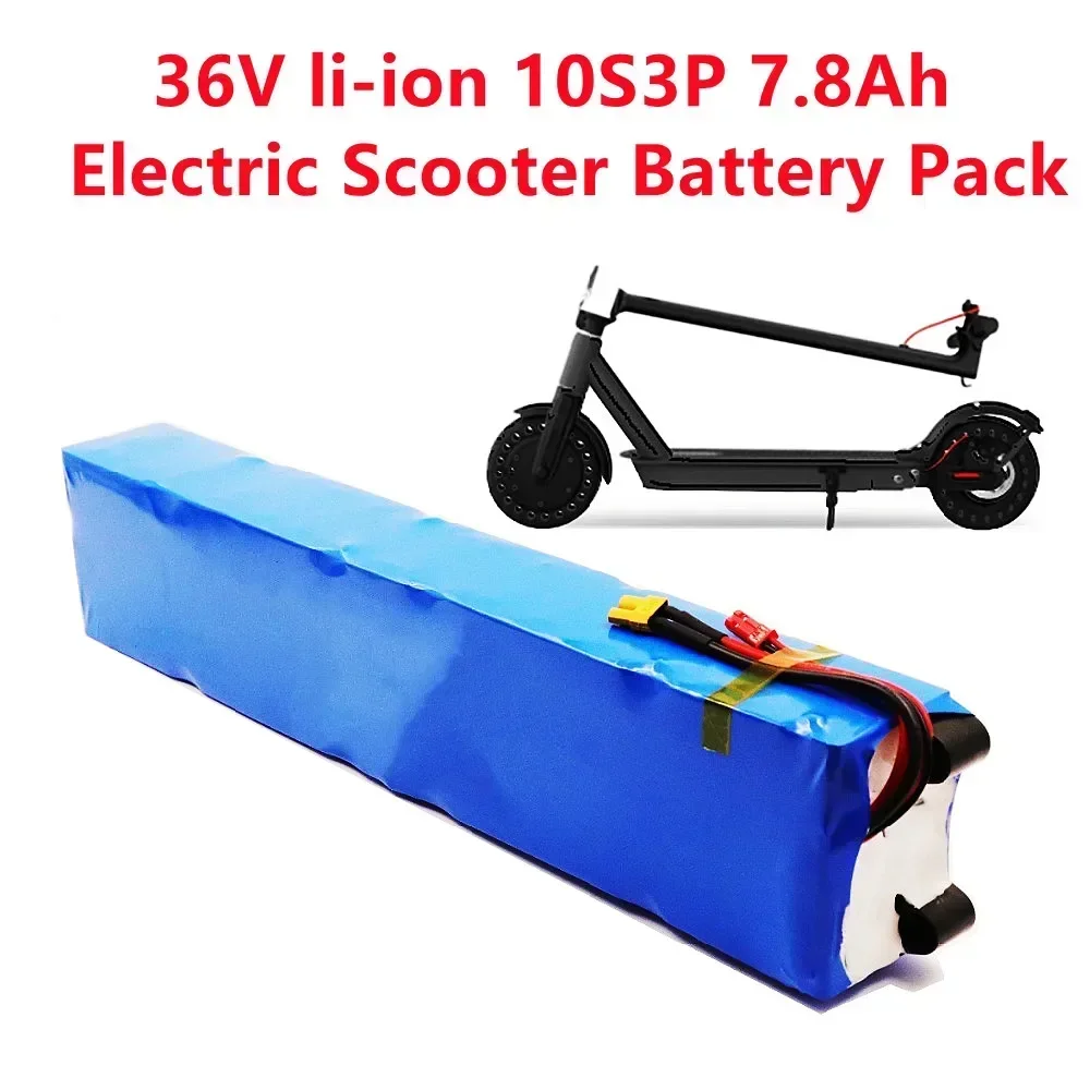 

Aleaivy 36V 10.5Ah 10S3P 36V Battery 600W 42V 18650 Battery Pack for Xiaomi M365 Pro Ebike Bicycle Scooter Inside with 20A BMS